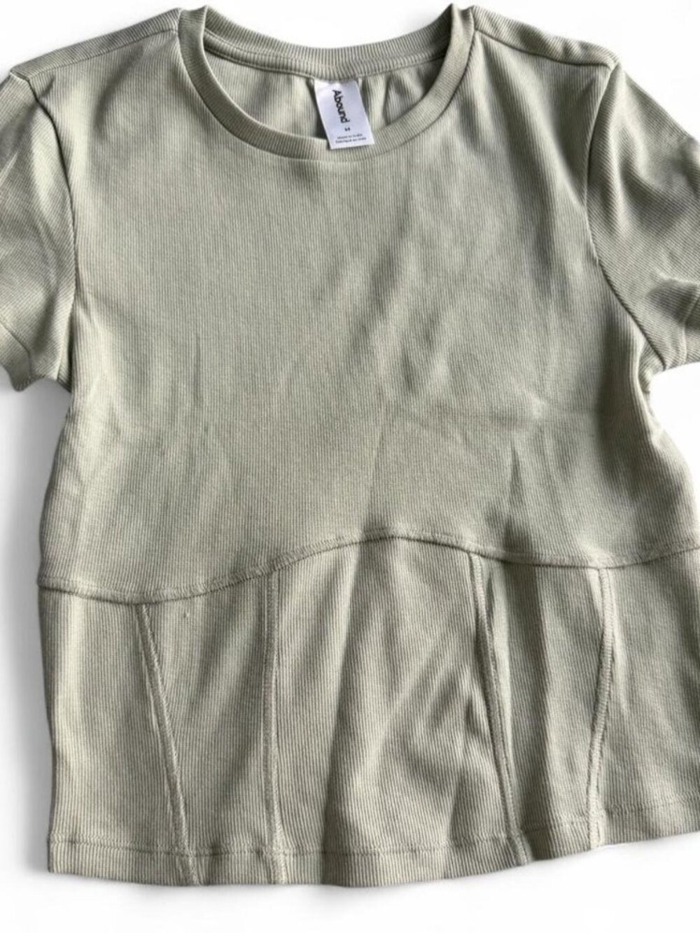 Abound Women's Green Crop-Top